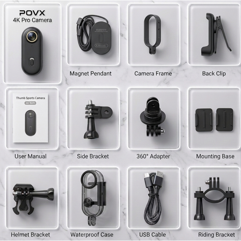 POVX™ Pro 4K: Ultra-Compact Magnetic Action Cam (+ Free 64GB Memory Card & Free Shipping)