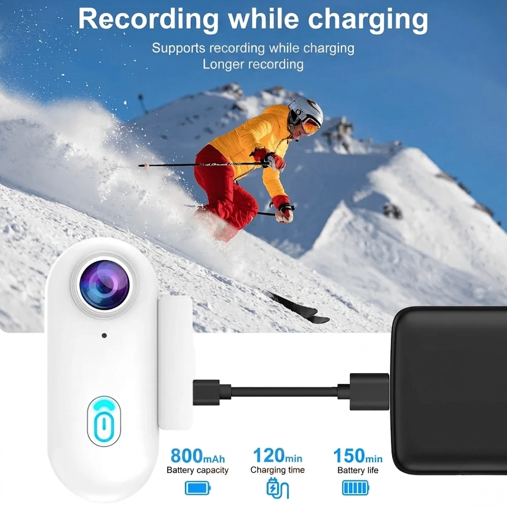 POVX™ Pro 4K: Ultra-Compact Magnetic Action Cam (+ Free 64GB Memory Card & Free Shipping)