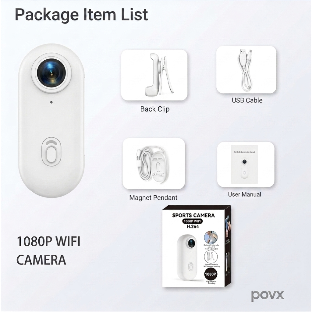 POVX™ Pro 4K: Ultra-Compact Magnetic Action Cam (+ Free 64GB Memory Card & Free Shipping)