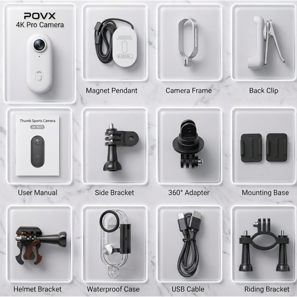 POVX™ Pro 4K: Ultra-Compact Magnetic Action Cam (+ Free 64GB Memory Card & Free Shipping)